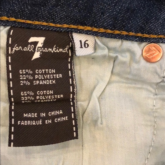 7 For All Mankind Distressed Patched Standard Jean - Picture 5 of 7